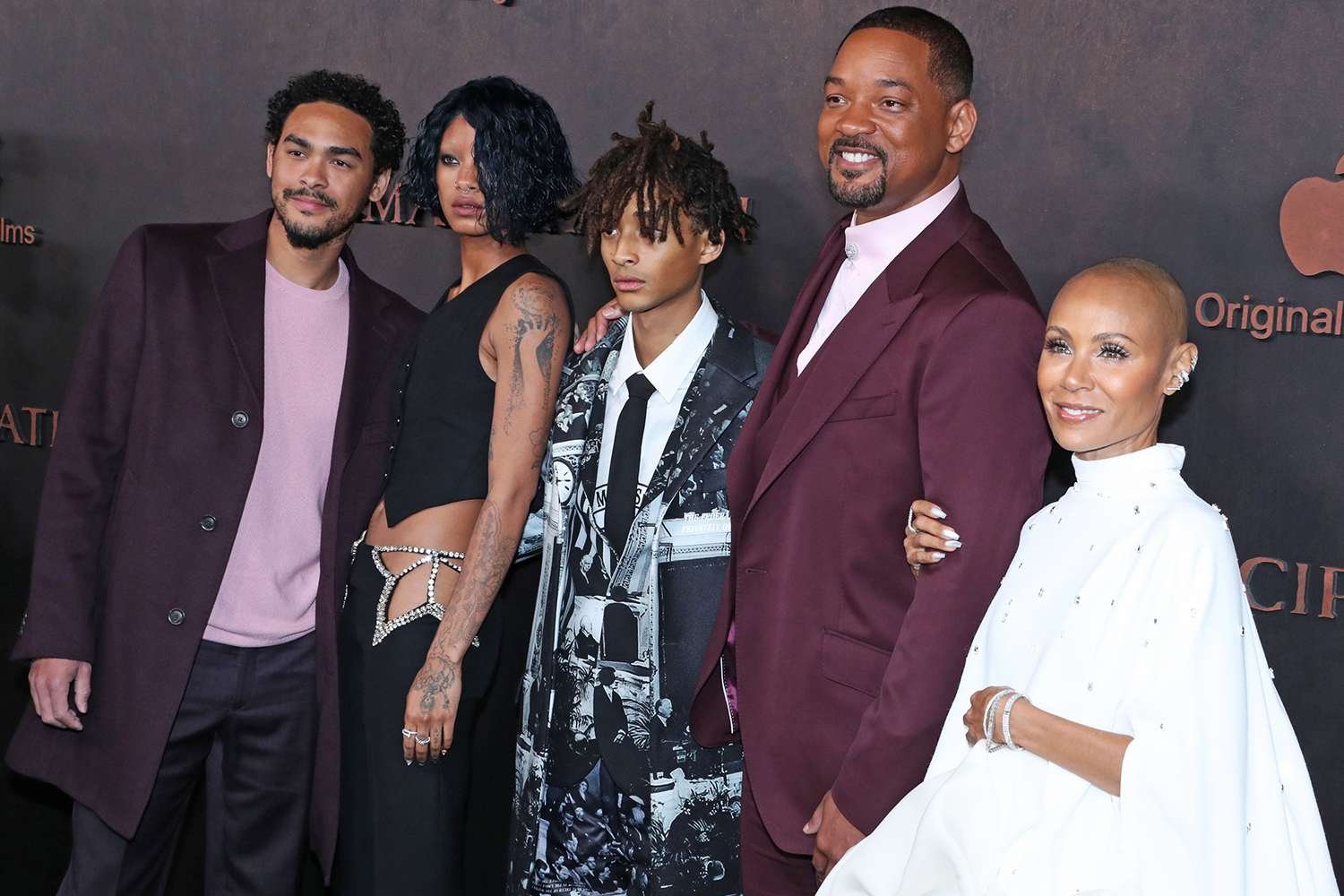 Will Smith Attends Emancipation Premiere in Los Angeles with His Family